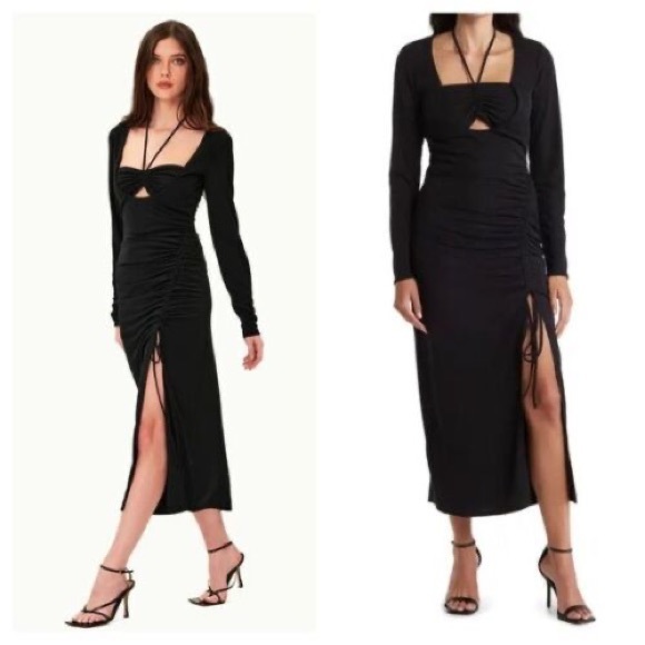 Nicholas Nadia Dress in Plum - Picture 5 of 5